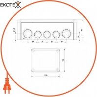 Коробка розподільна Obo Bettermann T 250, Enext, 2007109