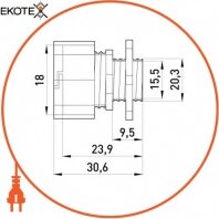 Enext i0450001 труба металлическая e.industrial.pipe.thread.1/2 с резьбой , 3.05 м
