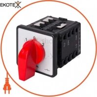 Пакетний перемикач LK63/3.323-SP/45 щитовий, на DIN - рейку, 3p, 1-0-2, 63А, Enext, 8837-200