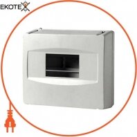 Enext CSU1035 корпус пластиковый 8-модульный e.plbox.stand.08, без дверцы