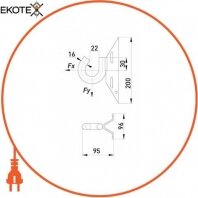 Гак універсальний КРУ.16, Enext, p039252