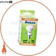 лампа світлодіодна DELUX FC1 6 Вт R50 4100K 220В E14 білий, Delux, 90001320