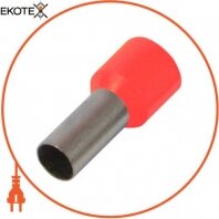 Ізольований наконечник втулковий e.terminal.stand.e10-12.red 10,0 кв. мм, червоний, Enext, s3036043