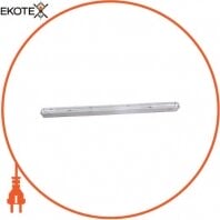 Світильник люмінесцентний з призматичним плафоном e.lum.cpw.1.40.eco, 1x40W IP65