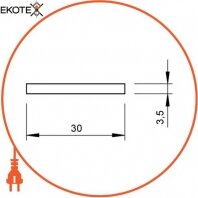 Enext 5019345 плоский проводник из оцинкованной стали 30х3,5 мм obo bettermann