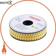 Маркер кабельний e.marker.stand.2.4.5, 2-4 кв. мм, "5", 500 шт
