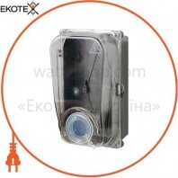 Enext s0110002 корпус пластиковый e.mbox.stand.plastic.n.f1.прозрачный, под однофазный счетчик, навесной с комплектом метизов