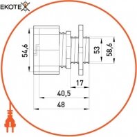 Enext i0450006 труба металлическая e.industrial.pipe.thread.1/2 с резьбой , 3.05 м