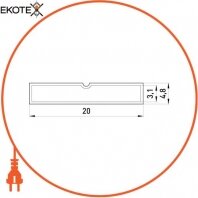 Enext s041003 гильза медная луженая кабельная соединительная e.tube.stand.gty.4