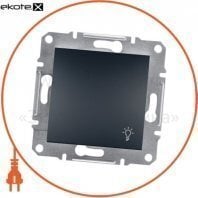 КНОПКА "СВІТЛО" САМОЗАЖ. "АНТРАЦИТ