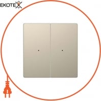 Rocker for 2-gang push-button module, sahara, System Design