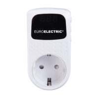 EUROELECTRIC Реле контролю напруги в розетку 16А-3,5kW