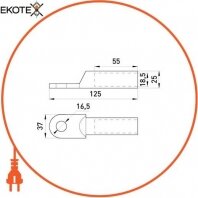 Enext s021010 оцинкований кабельний наконечник e.end.stand.z.185