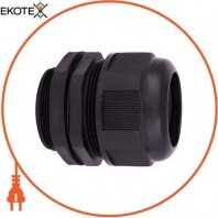 Кабельний ввід e.mg.stand.50, IP68, чорний, Enext, s067017