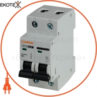 Автоматичний вимикач ENERGIO SP 2P C 16А 4.5кА
