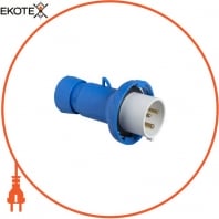 Кабельна вилка, гвинт 32А 2p + e IP67 200 ... 250В