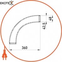 Enext i0390005 труба металлическая e.industrial.pipe.thread.1/2 с резьбой , 3.05 м