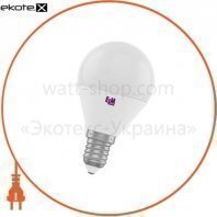Лампа світлодіодна куля PA10 7W E14 3000K алюмопластиковый корп. 18-0171