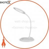 Eurolamp LED-TLG-4(white) eurolamp led светильник настольный металлический + стекло в стиле хайтек 5w 5300-5700k белый