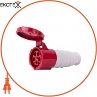 Силова розетка переносна e.socket.pro.5.63, 5п., 380В, IP 67, 63А (235)