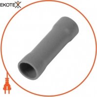 Гільза сполучна ізольована e.splice.stand.bv.1.grey 0,5-1,5 кв. мм, сіра, Enext, s4036006