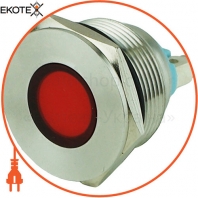 Индикатор металлический ENERGIO TY22A 22мм 220В красный IP67