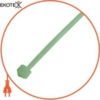 Кабельна стяжка e.ct.stand.400.8.green (100шт), зелена