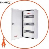 Шафа розподільний e.mbox.RNH-36 мет., герметичн. IP 54, навісний, 36 мод., 480х255х115 мм, Enext, RNH-36