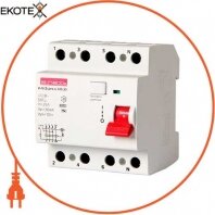 Вимикач диференціального струму e.rccb.pro.4.100.30, 4р, 100А, 30мА