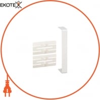 Тримач кабелю 45 - joint cover piece - 185 x 55 mm - PC / ABS - polar white
