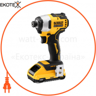 Шуруповерт акумуляторний ударний Бесщеточний DeWALT DCF809L2T