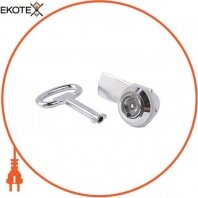 Замок e.lock.01 двойная бородка, 22-25/50, металлический ключ