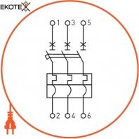 Enext i0660020 силовой автоматический выключатель e.industrial.ukm.400sl.400, 3р, 400а