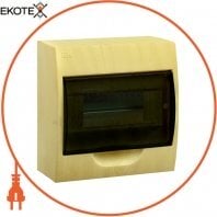 Бокс ЩРН-П-8 модулів навісний пластик (Сосна) IP41 IEK