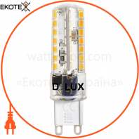 Лампа светодиодная DELUX G9E 4,5Вт 3000K 220В G9