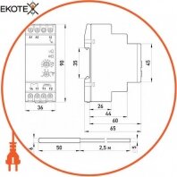 Enext i0310016 реле контролю температури e.control.h01, 16a, ас/dc 24-240, -5…+40 °с