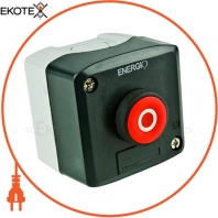 Пост кнопковий ENERGIO XAL-D112 СТОП червоний NC