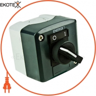 Пост кнопковий ENERGIO XAL-D134 з секторних перемикачем 1-0 NO
