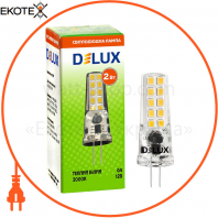 Лампа светодиодная DELUX G4E 2 Вт 3000K 12В G4