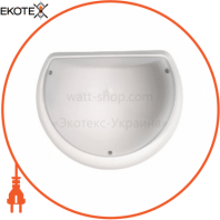 Horoz Electric 400-113-114 светильник пластиковый акуа полумесяц опал белый