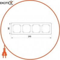 рамка четвертна, Enext, 224