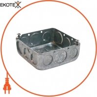 Коробка розпаячна e.industrial.pipe.db для труб, металева квадратна, товщ. стінки 1,5 мм, Enext, i0520001
