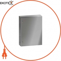SPACIAL S3X stainless 316L, Scotch Brite® finish, H1000xW1000xD300 mm.