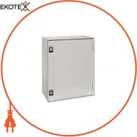 wall-mounting encl. polyester monobloc IP66 H647xW436xD250mm + metal mount.plate