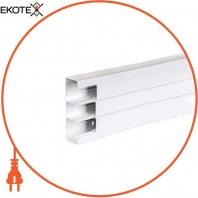 Тримач кабелю 45 - монтажний короб - 185x55 mm - PVC - polar white - 2000 mm