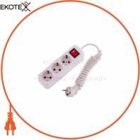 Подовжувач з/з 3 вх. 2 мт, з викл 720 0302 302-1 250V 16A~ / 3 x 1,5 mm