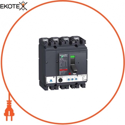 4П4Т Автоматичний вимикач MICROLOGIC 2.2 100A NSX160F, Schneider, LV430781