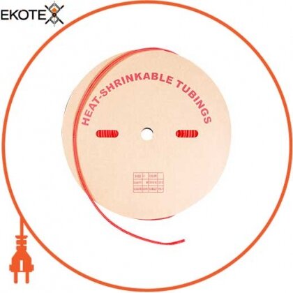 Enext s059030 трубка термоусаживаемая e.termo.stand.roll.12.6.red, 12/6, 100м, красная