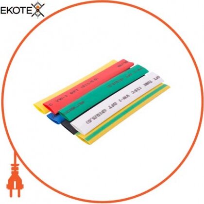 Enext s063005 набор трубок термоусадочных e.termo.stand.set.10.5, (8 цветов), 100 мм, 24 шт.