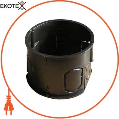 Коробка настановна e.db.stand.100.d60.screw з шурупом цегла/бетон, одиночна, Enext, s0270015